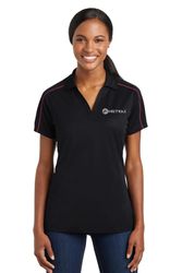 Image of Sport-Tek Ladies Micropique Sport-Wick Piped Polo. LST653