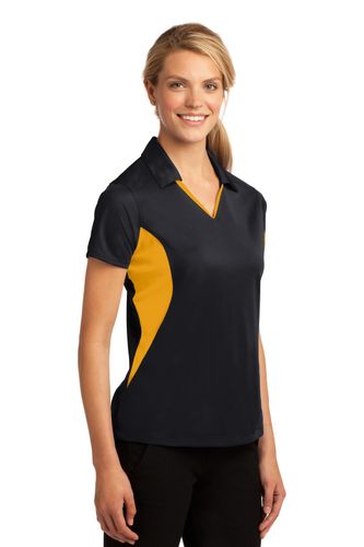 Sport-Tek Ladies Side Blocked Micropique Sport-Wick Polo. LST655 image thumbnail