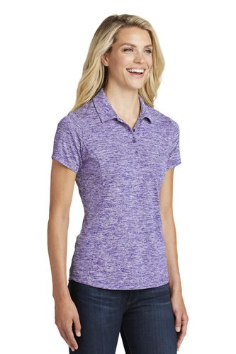 Sport-Tek Ladies PosiCharge Electric Heather Polo. LST590 image thumbnail
