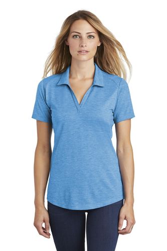 Sport-Tek Ladies PosiCharge Tri-Blend Wicking Polo. LST405 image thumbnail Sport-Tek Ladies PosiCharge Tri-Blend Wicking Polo. LST405 image thumbnail
