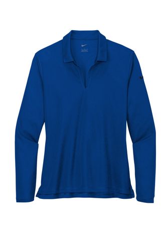 Nike Ladies Dri-FIT Micro Pique 2.0 Long Sleeve Polo NKDC2105 image thumbnail