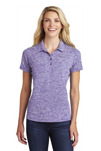 Sport-Tek Ladies PosiCharge Electric Heather Polo. LST590 image thumbnail
