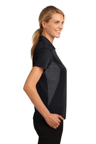Sport-Tek Ladies Side Blocked Micropique Sport-Wick Polo. LST655 image thumbnail