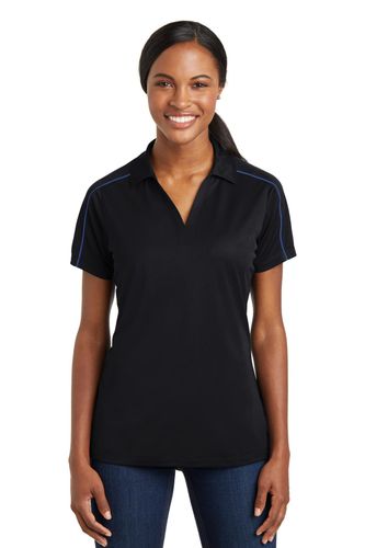 Sport-Tek Ladies Micropique Sport-Wick Piped Polo. LST653 image thumbnail Sport-Tek Ladies Micropique Sport-Wick Piped Polo. LST653 image thumbnail