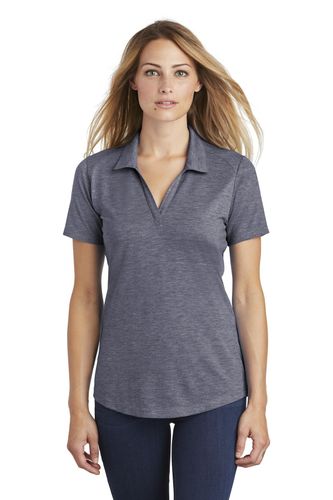 Sport-Tek Ladies PosiCharge Tri-Blend Wicking Polo. LST405 image thumbnail Sport-Tek Ladies PosiCharge Tri-Blend Wicking Polo. LST405 image thumbnail