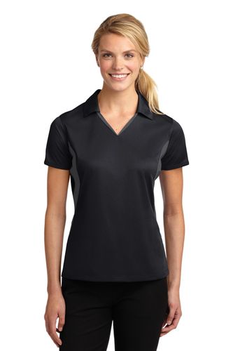 Sport-Tek Ladies Side Blocked Micropique Sport-Wick Polo. LST655 image thumbnail