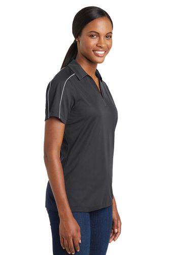 Sport-Tek Ladies Micropique Sport-Wick Piped Polo. LST653 image thumbnail Sport-Tek Ladies Micropique Sport-Wick Piped Polo. LST653 image thumbnail