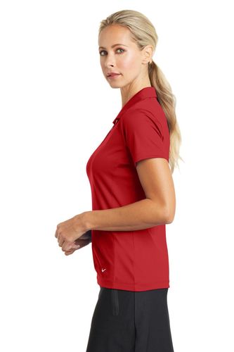 Nike Ladies Dri-FIT Vertical Mesh Polo. 637165 image thumbnail