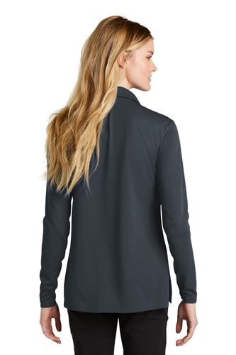 Nike Ladies Dri-FIT Micro Pique 2.0 Long Sleeve Polo NKDC2105 image thumbnail
