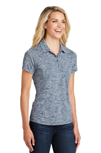 Sport-Tek Ladies PosiCharge Electric Heather Polo. LST590 image thumbnail