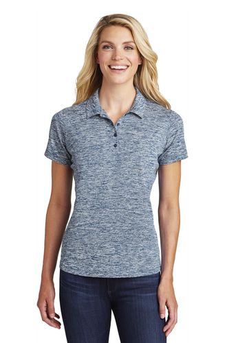 Sport-Tek Ladies PosiCharge Electric Heather Polo. LST590 image thumbnail