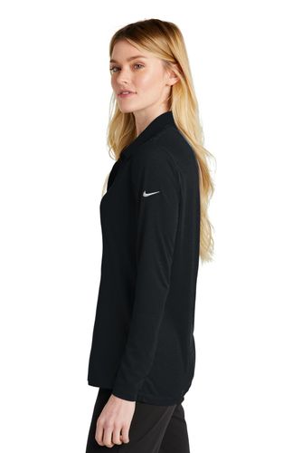 Nike Ladies Dri-FIT Micro Pique 2.0 Long Sleeve Polo NKDC2105 image thumbnail