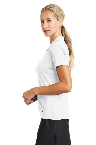 Nike Ladies Dri-FIT Vertical Mesh Polo. 637165 image thumbnail