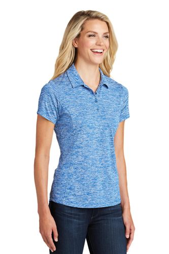 Sport-Tek Ladies PosiCharge Electric Heather Polo. LST590 image thumbnail