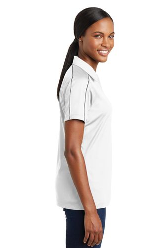Sport-Tek Ladies Micropique Sport-Wick Piped Polo. LST653 image thumbnail Sport-Tek Ladies Micropique Sport-Wick Piped Polo. LST653 image thumbnail