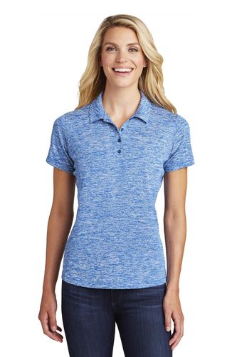Sport-Tek Ladies PosiCharge Electric Heather Polo. LST590 image thumbnail