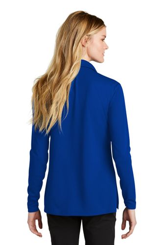 Nike Ladies Dri-FIT Micro Pique 2.0 Long Sleeve Polo NKDC2105 image thumbnail