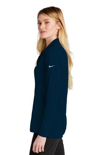 Nike Ladies Dri-FIT Micro Pique 2.0 Long Sleeve Polo NKDC2105 image thumbnail