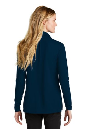 Nike Ladies Dri-FIT Micro Pique 2.0 Long Sleeve Polo NKDC2105 image thumbnail