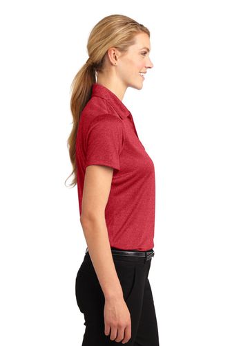 Sport-Tek Ladies Heather Contender Polo. LST660 image thumbnail