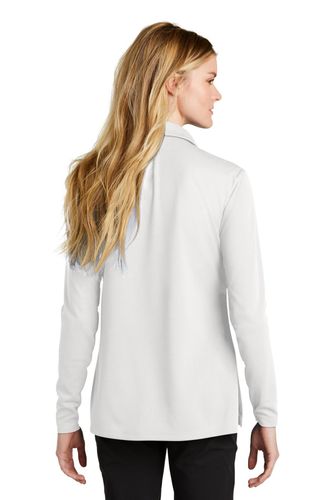 Nike Ladies Dri-FIT Micro Pique 2.0 Long Sleeve Polo NKDC2105 image thumbnail