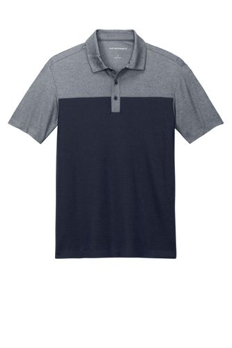 Port Authority Fine Pique Blend Blocked Polo K831 image thumbnail