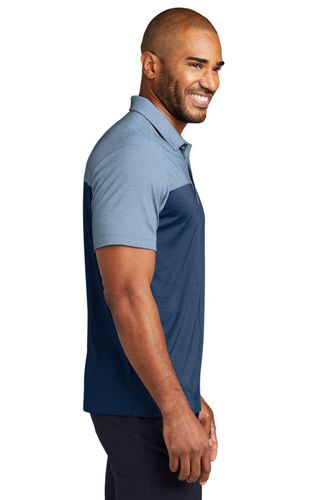 Port Authority Fine Pique Blend Blocked Polo K831 image thumbnail
