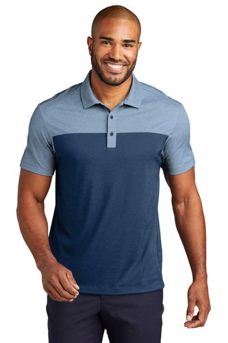Port Authority Fine Pique Blend Blocked Polo K831 image thumbnail