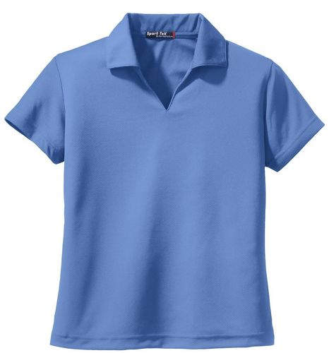 Sport-Tek Women's Dri-Mesh V-Neck Polo. L469 image thumbnail