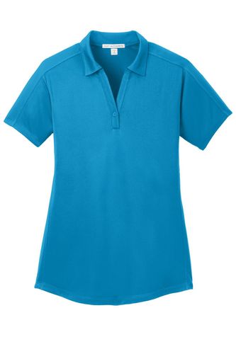Port Authority Women's Diamond Jacquard Polo. L569 image thumbnail