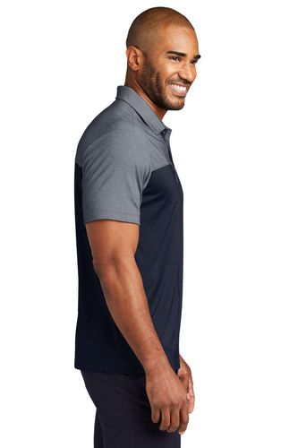 Port Authority Fine Pique Blend Blocked Polo K831 image thumbnail