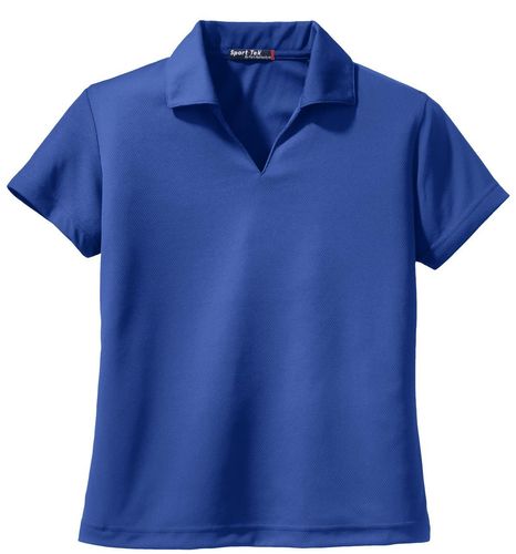 Sport-Tek Women's Dri-Mesh V-Neck Polo. L469 image thumbnail