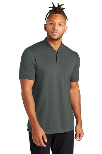 MERCER+METTLE Stretch Pique Henley MM1008 image thumbnail