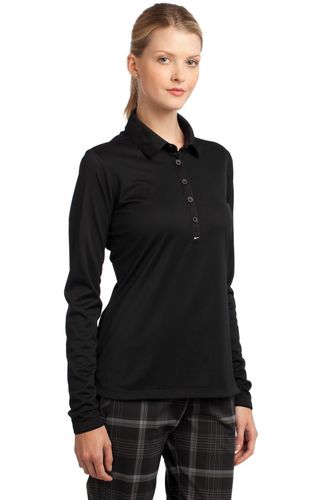 Nike Women's Long Sleeve Dri-FIT Stretch Tech Polo. 545322 image thumbnail Nike Women's Long Sleeve Dri-FIT Stretch Tech Polo. 545322 image thumbnail