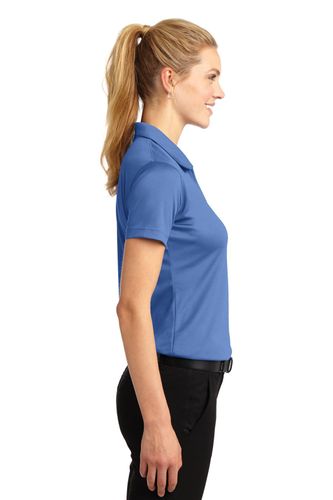 Sport-Tek Women's Dri-Mesh V-Neck Polo. L469 image thumbnail