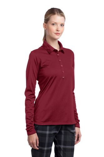 Nike Women's Long Sleeve Dri-FIT Stretch Tech Polo. 545322 image thumbnail Nike Women's Long Sleeve Dri-FIT Stretch Tech Polo. 545322 image thumbnail