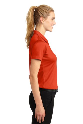 Sport-Tek Women's Dri-Mesh V-Neck Polo. L469 image thumbnail