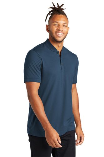 MERCER+METTLE Stretch Pique Henley MM1008 image thumbnail