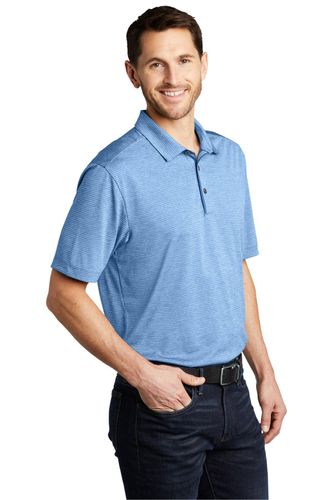 Port Authority Shadow Stripe Polo. K585 image thumbnail