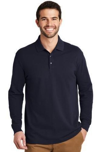 Port Authority EZCotton Long Sleeve Polo. K8000LS image thumbnail Port Authority EZCotton Long Sleeve Polo. K8000LS image thumbnail