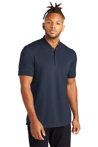 MERCER+METTLE Stretch Pique Henley MM1008 image thumbnail