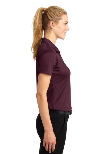 Sport-Tek Women's Dri-Mesh V-Neck Polo. L469 image thumbnail