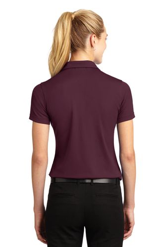 Sport-Tek Women's Dri-Mesh V-Neck Polo. L469 image thumbnail