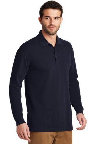 Port Authority EZCotton Long Sleeve Polo. K8000LS image thumbnail Port Authority EZCotton Long Sleeve Polo. K8000LS image thumbnail