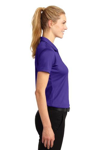 Sport-Tek Women's Dri-Mesh V-Neck Polo. L469 image thumbnail