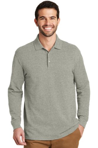Port Authority EZCotton Long Sleeve Polo. K8000LS image thumbnail Port Authority EZCotton Long Sleeve Polo. K8000LS image thumbnail