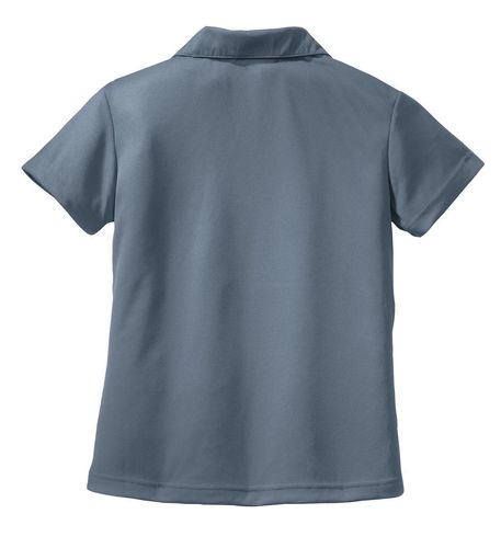 Sport-Tek Women's Dri-Mesh V-Neck Polo. L469 image thumbnail