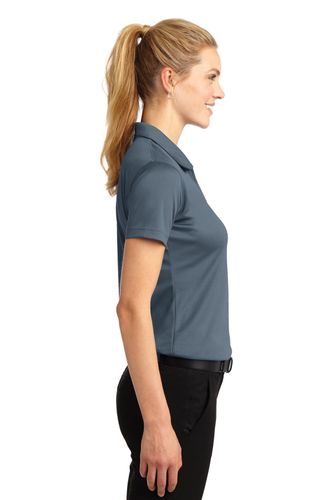Sport-Tek Women's Dri-Mesh V-Neck Polo. L469 image thumbnail
