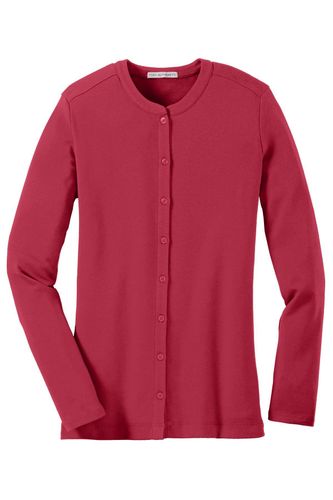Port Authority Ladies Concept Stretch Button-Front Cardigan. LM1008 image thumbnail