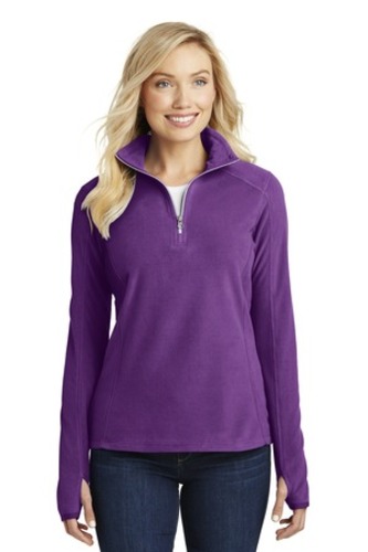 Port Authority® Ladies Microfleece 1/2-Zip Pullover. L224 image thumbnail